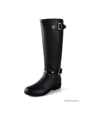 Knee-High Rain Boots Waterproof Anti-Slip Chelsea Rubber Boots